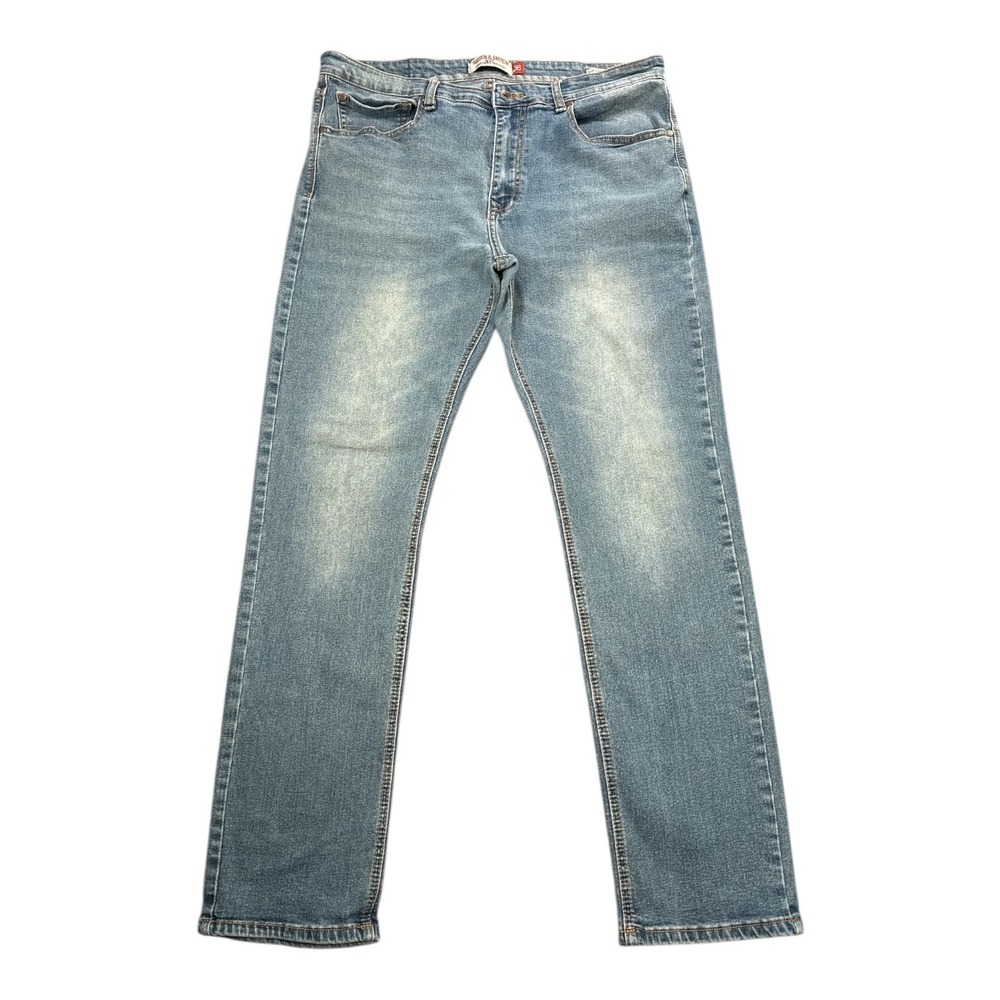 Hudson and Barrow NYC Slim Stretch Jeans Light Wash Size 36